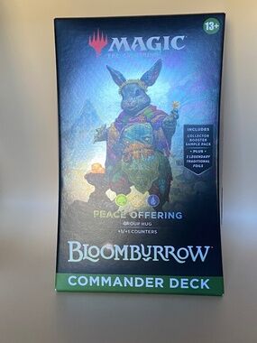 Magic The Gathering Bloomburrow Peace Commander Deck New In Box
